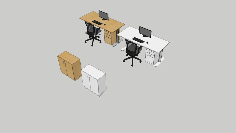 office chair/table setup