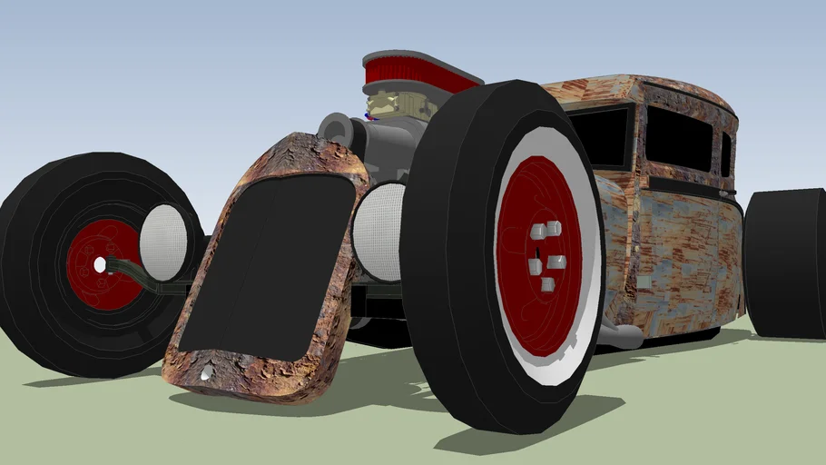 Ford Model A Rat Rod Rusty