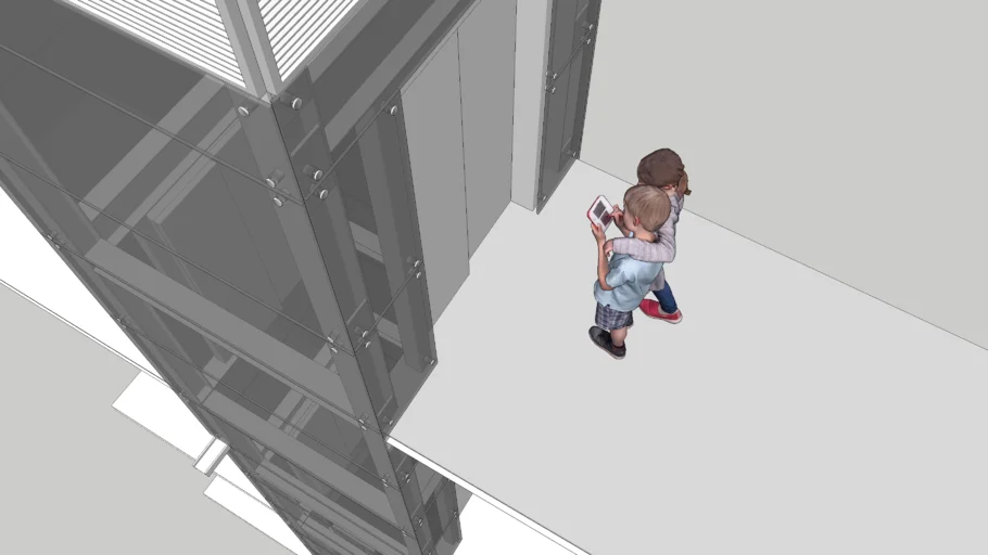 Elevador panorâmico Grêmio Náutico União