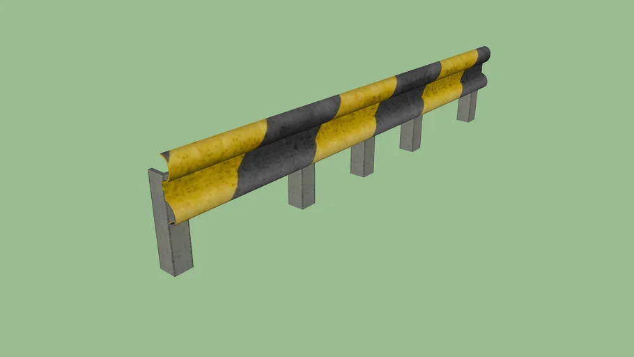 A simple guardrail | 3D Warehouse