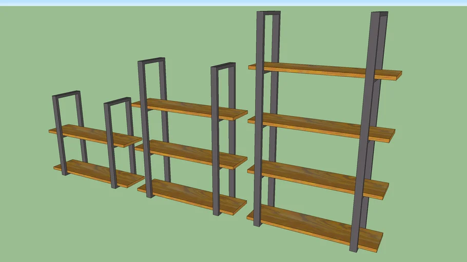 Repisas Bastidor modelo industrial