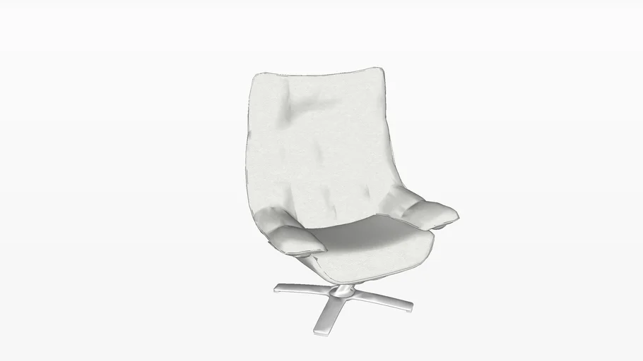 Natuzzi Re-Vive Quilted King Armchair 600K 703