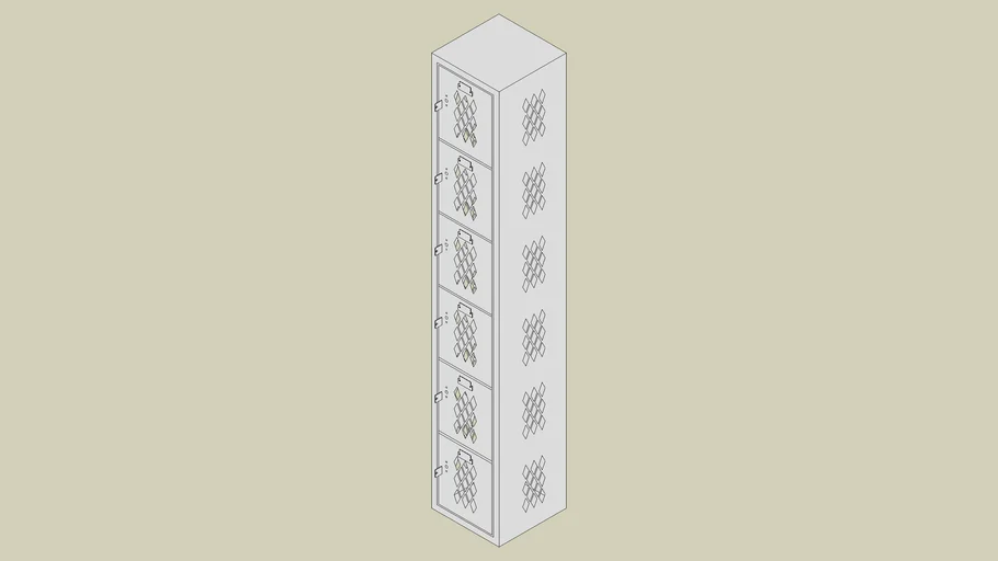 Penco 6-Tier All-Welded Box Locker