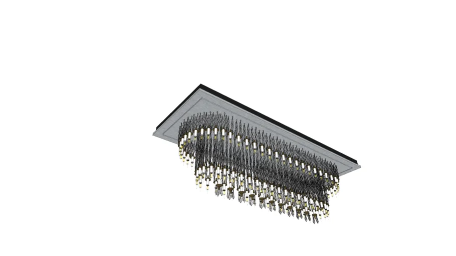 rectangle chandelier