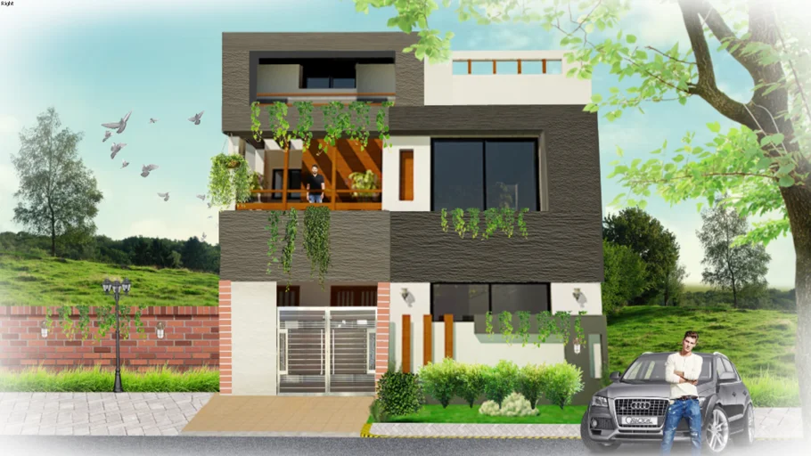 8 Marla House
