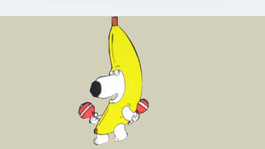 2D - Family Guy (Brian Griffin) - "Peanut butter jelly time!)