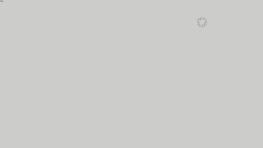 Plant 2D PLAN VIEW - Basic Pointy Grass 1