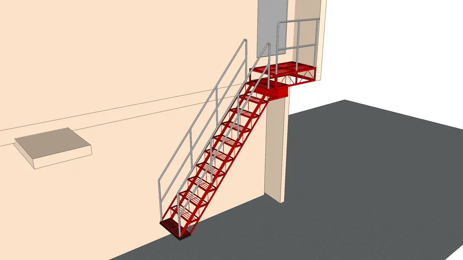 Counter balance stair