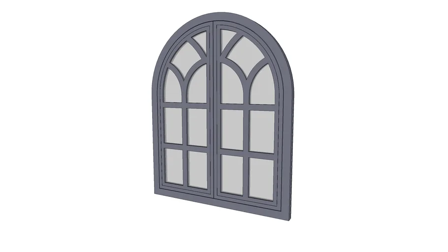 Ventana de medio punto cnc