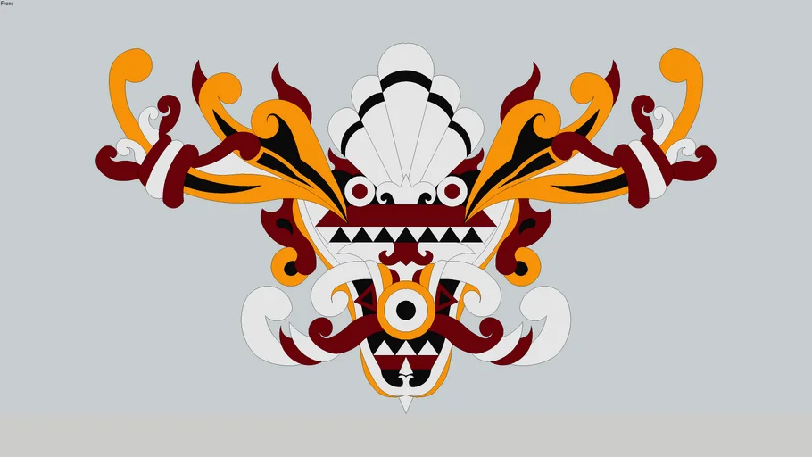 Ornamen Dayak Kalimantan Tengah