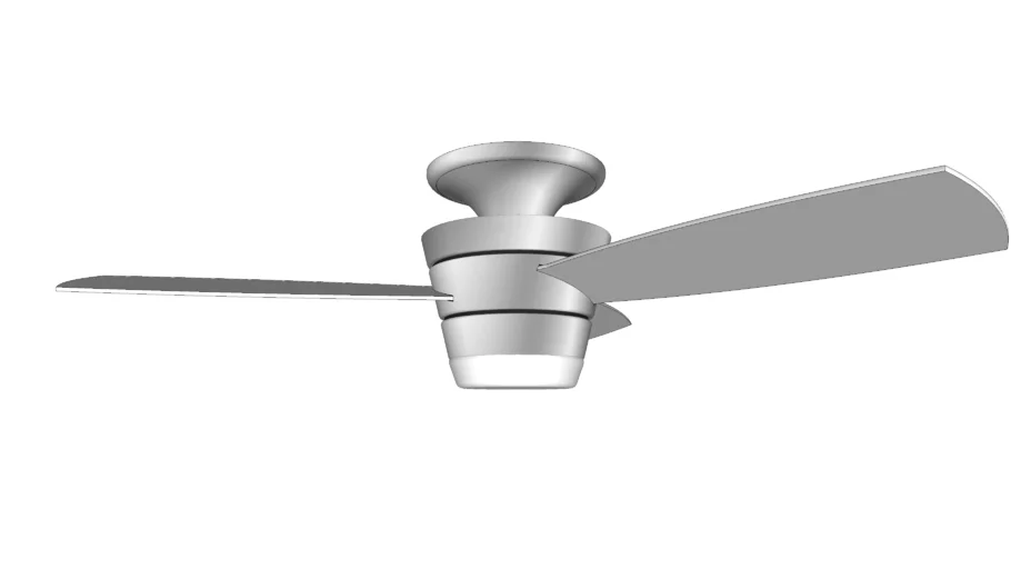 44" Contemporary Ceiling Fan