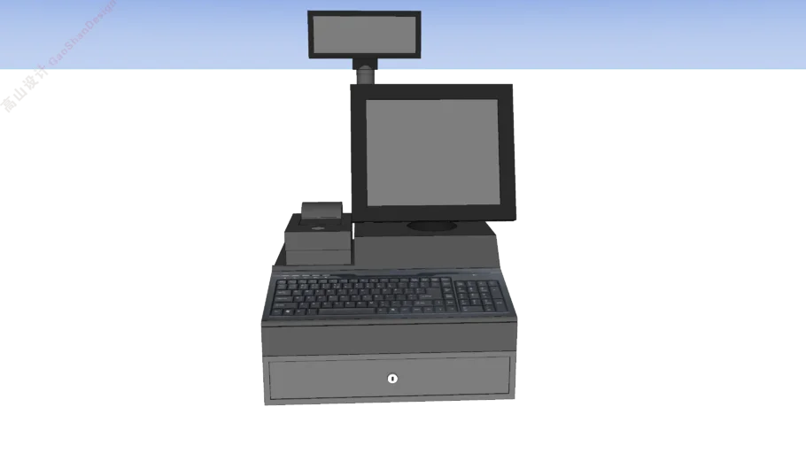 收银pos机 | 3D Warehouse
