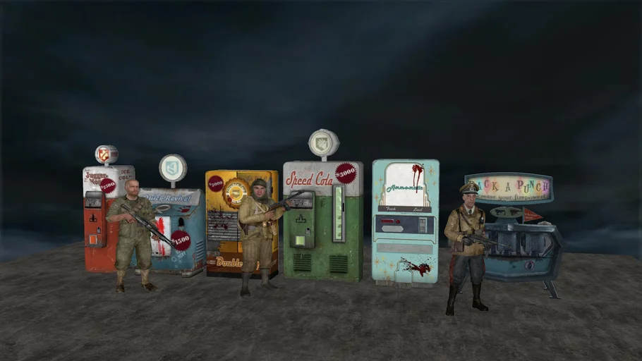 Call of Duty World at War: Nazi Zombies Models