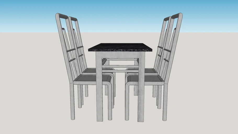 Table and chair