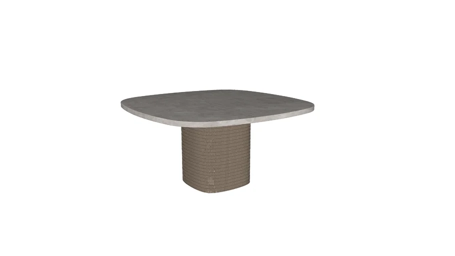 Mesa de Jantar Round Quadrada - 150 x 150 Granito - 2806GR