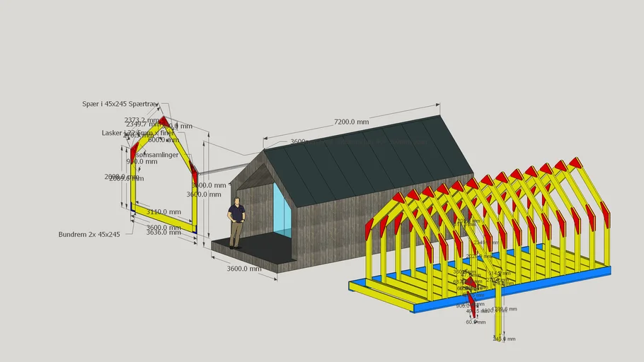 Tiny House Skitse Projekt