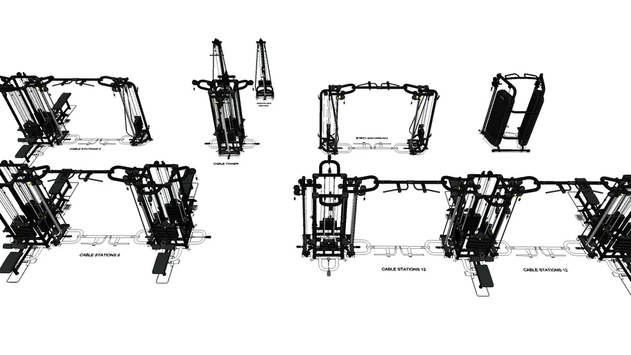technogym cable station