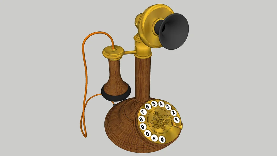 Téléphone style ancien