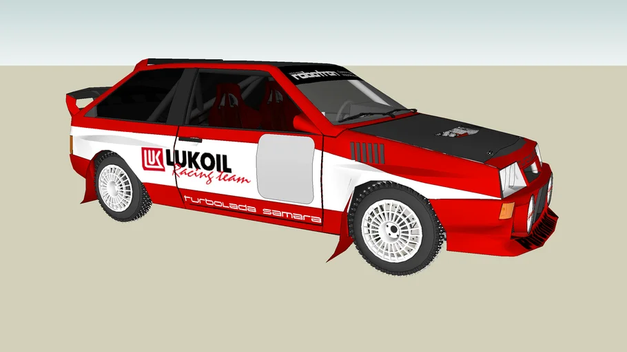 Team LukOil Racing TurboLada Samara Ice racer.