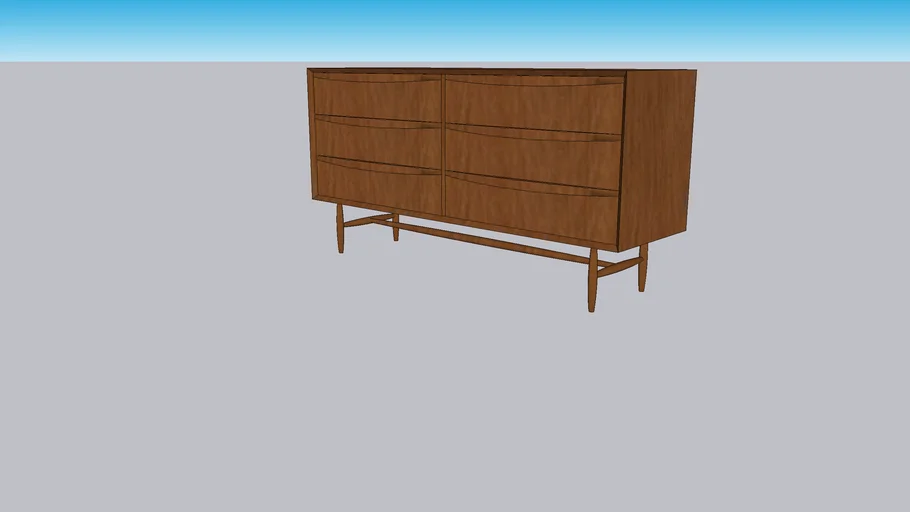 Article Lenia 6 drawer dresser - Model - 3D Warehouse
