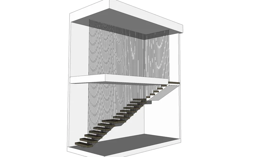 Escalera y barandal