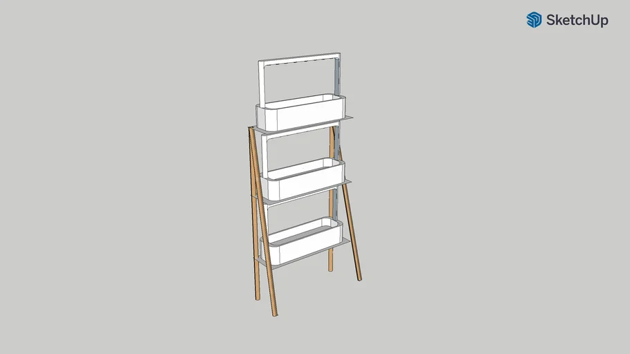 Click & Grow stand with plants