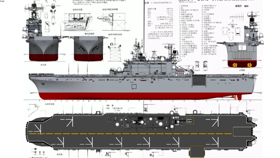USN LHA-1 Tarawa-class Amphibious Assault Ship | WIP