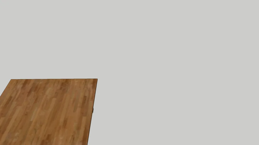 Simple Wooden Table | 3D Warehouse