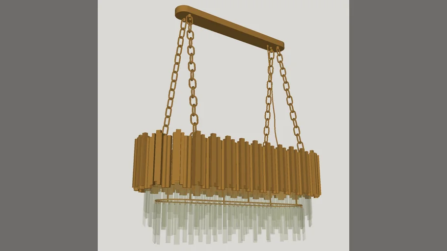 Lustre dourado
