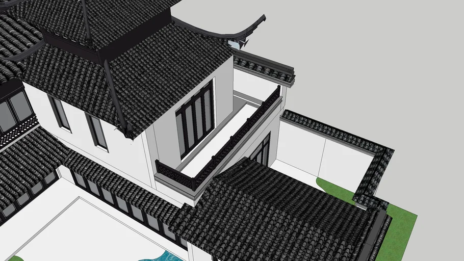 The Chinese style house