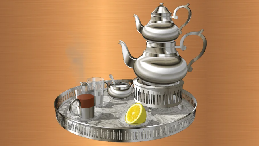 Oriental Tea Set 
