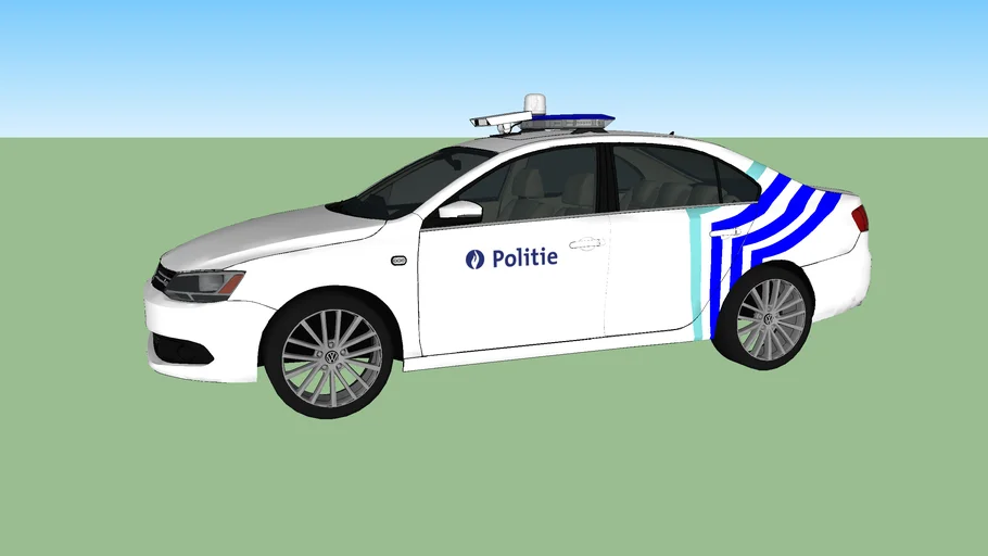 Police - Belgium | Lokale politie (Volkswagen, Jetta) (with trafic-camera)