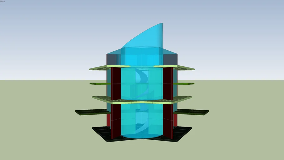 ejercicio de composicion de espacios con planos y simetria especular rot