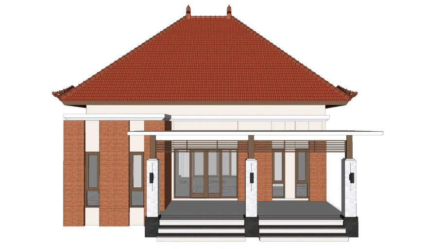 RUMAH TINGGAL GAYA BALI MODERN | 3D Warehouse