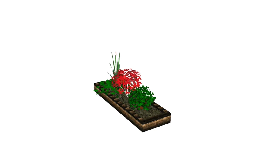 Flower bed (straight)