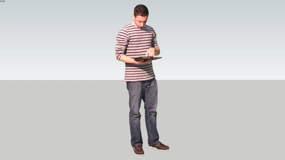 Podium Browser man standing 28