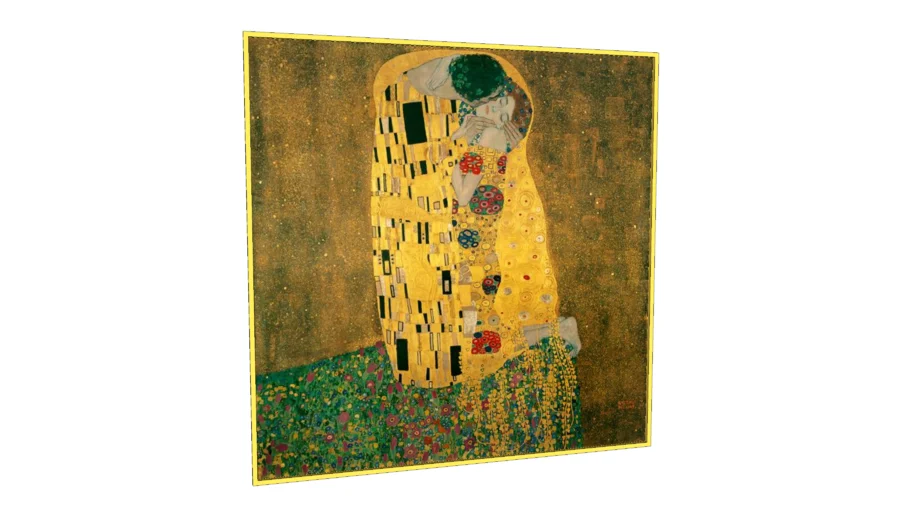 Klimt The Kiss Painting