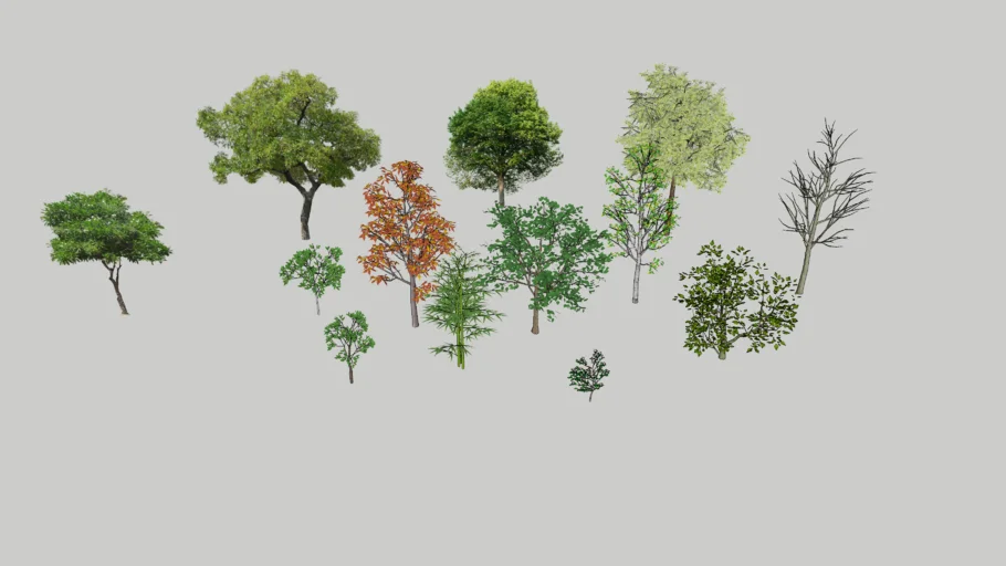 Árvores low poly