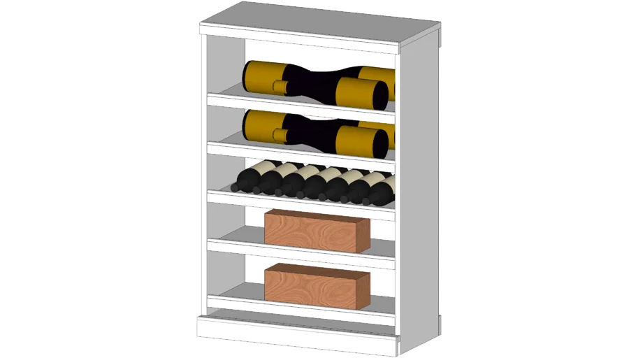 Vertical Display Wine Storage