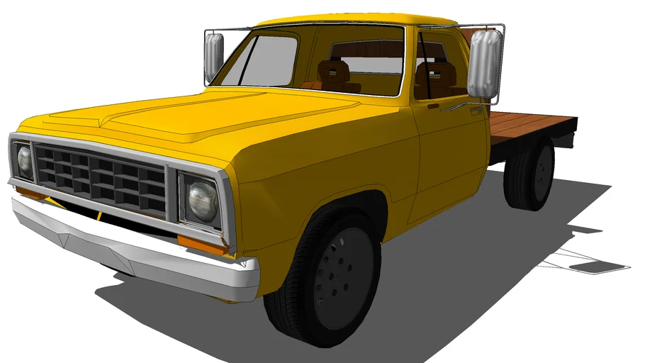 1975 Dodge D100 Flatbed