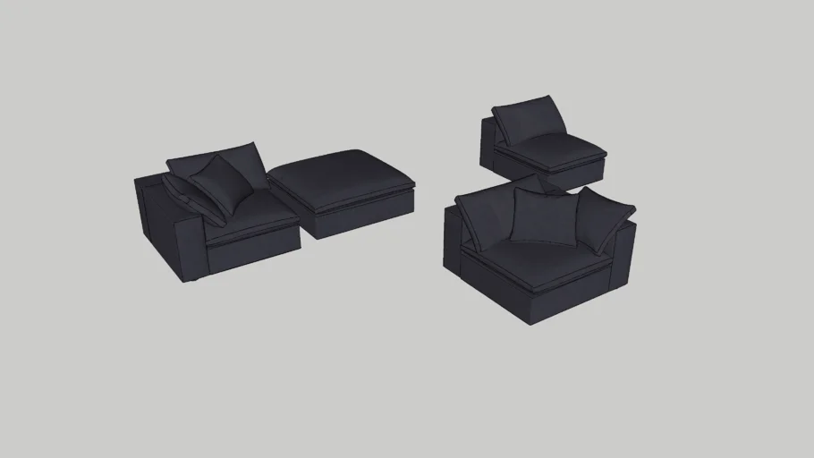Restoration Hardware Cloud Modular Sectional