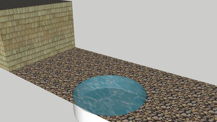 shed and pool | 3D Warehouse
