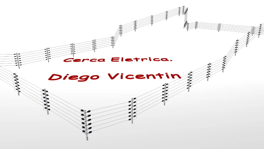 Cerca Eletrica de 6 Fios.
