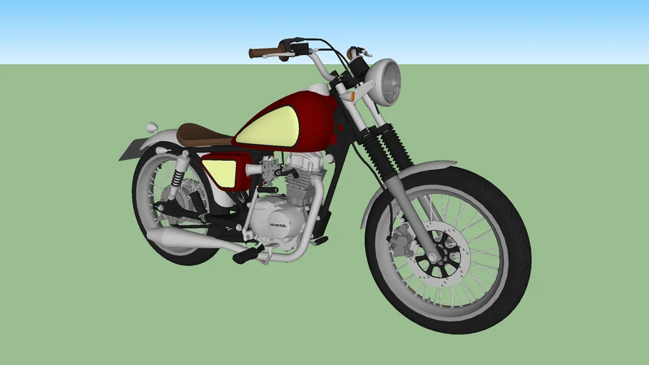 Honda CG 125 Bobber Old School Style Custom