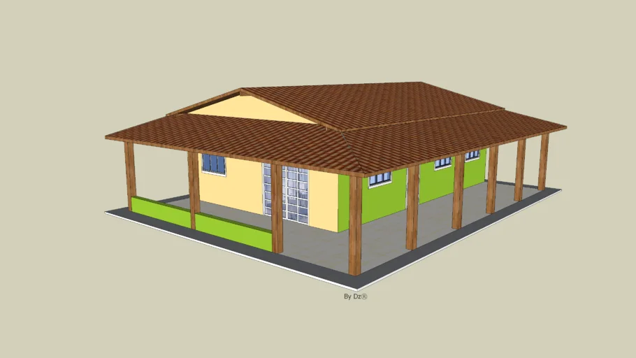 CASA COM VARANDA