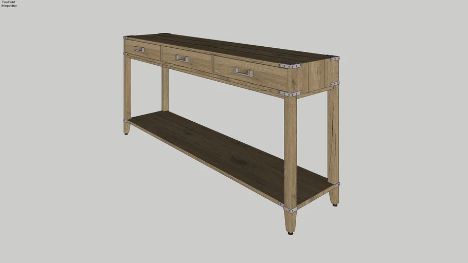 RH Cayden Campaign Console Table