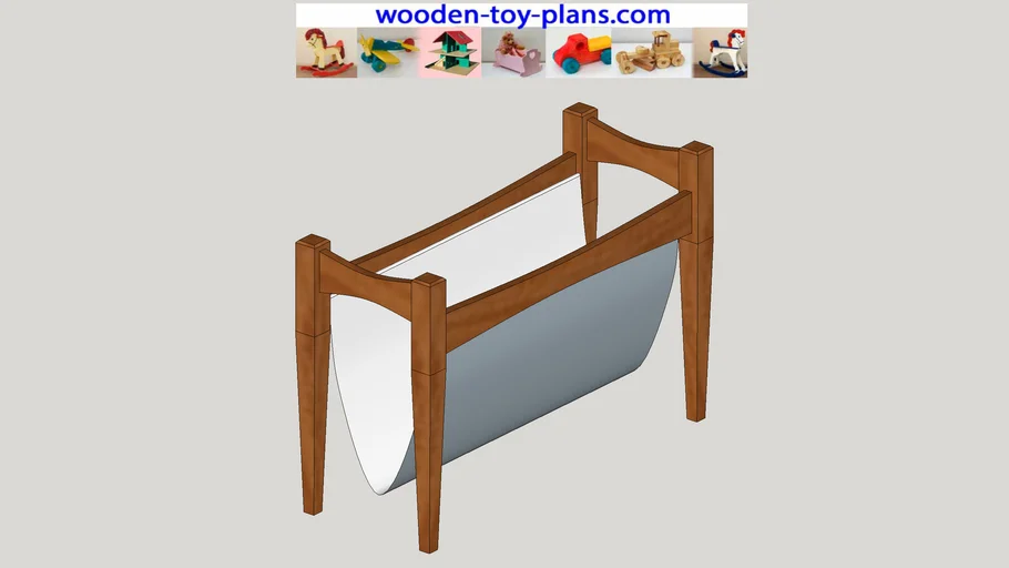 Magazine rack woodworking project