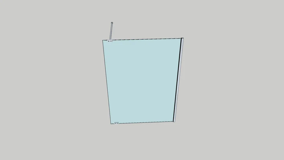 Paroi de douche fixe verre