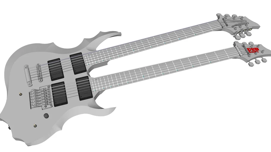 ESP Custom Shop F-Series Double Neck