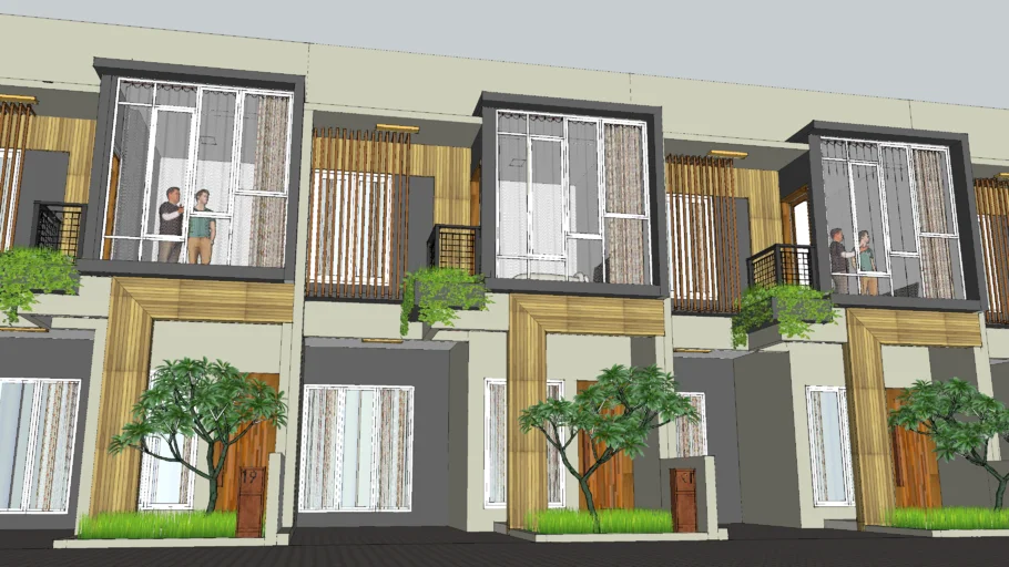 cluster cinere loft jakarta indonesia modern house design